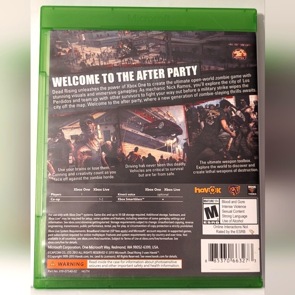 Dead Rising 3 Xbox One/Series X Zombie Game Capcom #36 - Picture 5 of 5